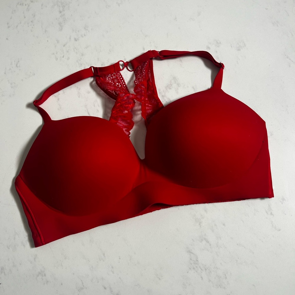 Victoria’s Secret padded no wire racer back bra